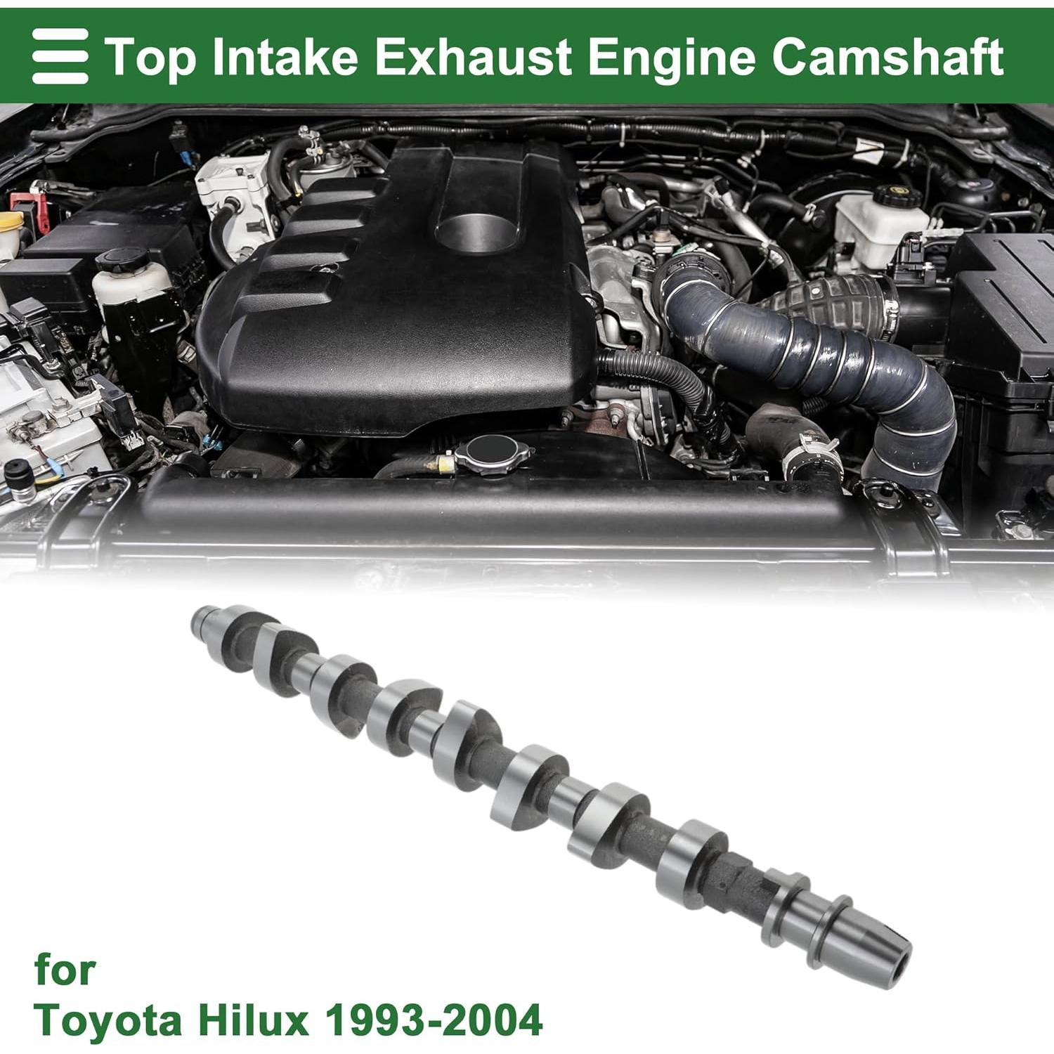 Eje de Leva de Admisión y Escape Partuto Toyota Hilux 1993-2004