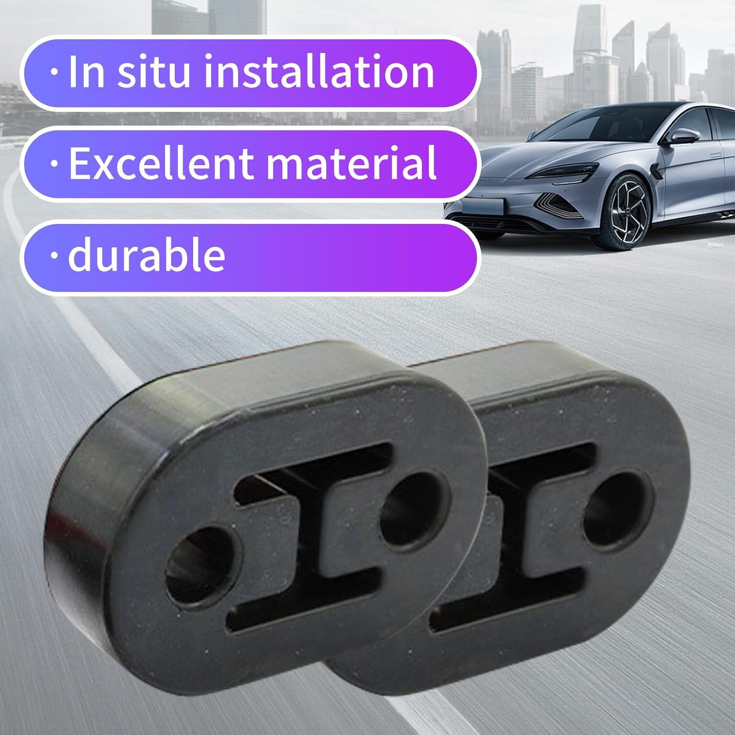 Soporte de Escape de Goma Jitrendo 4 Pcs para Coches y SUV