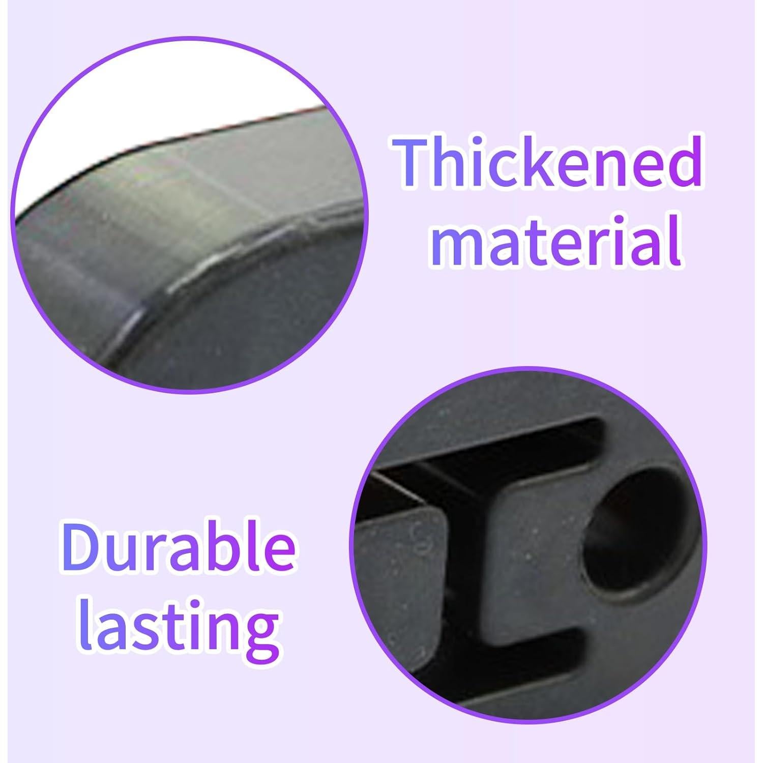 Soporte de Escape de Goma Jitrendo 4 Pcs para Coches y SUV