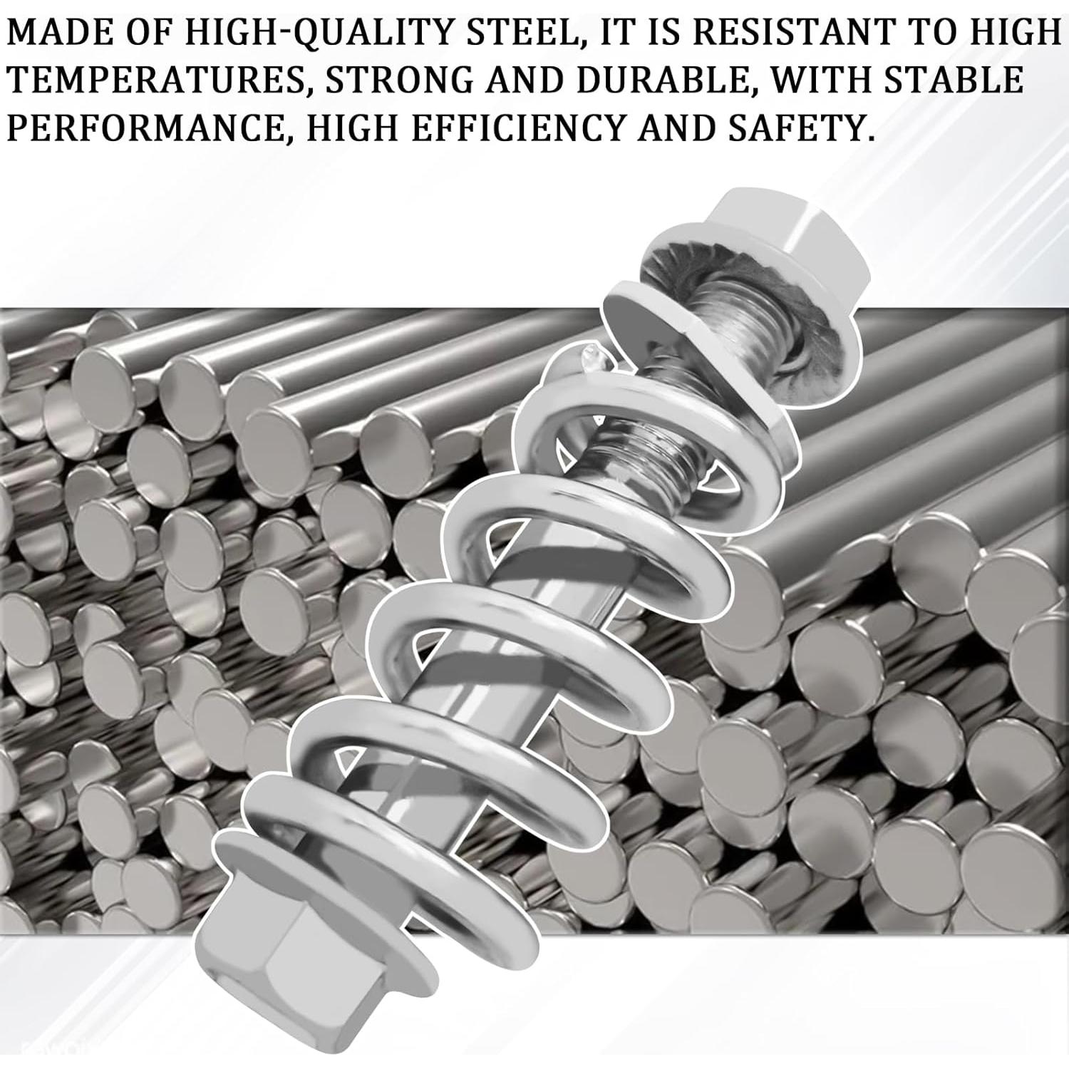 Kit de Reparación de Escape QQWD - 2 Pernos M10x1.5 mm