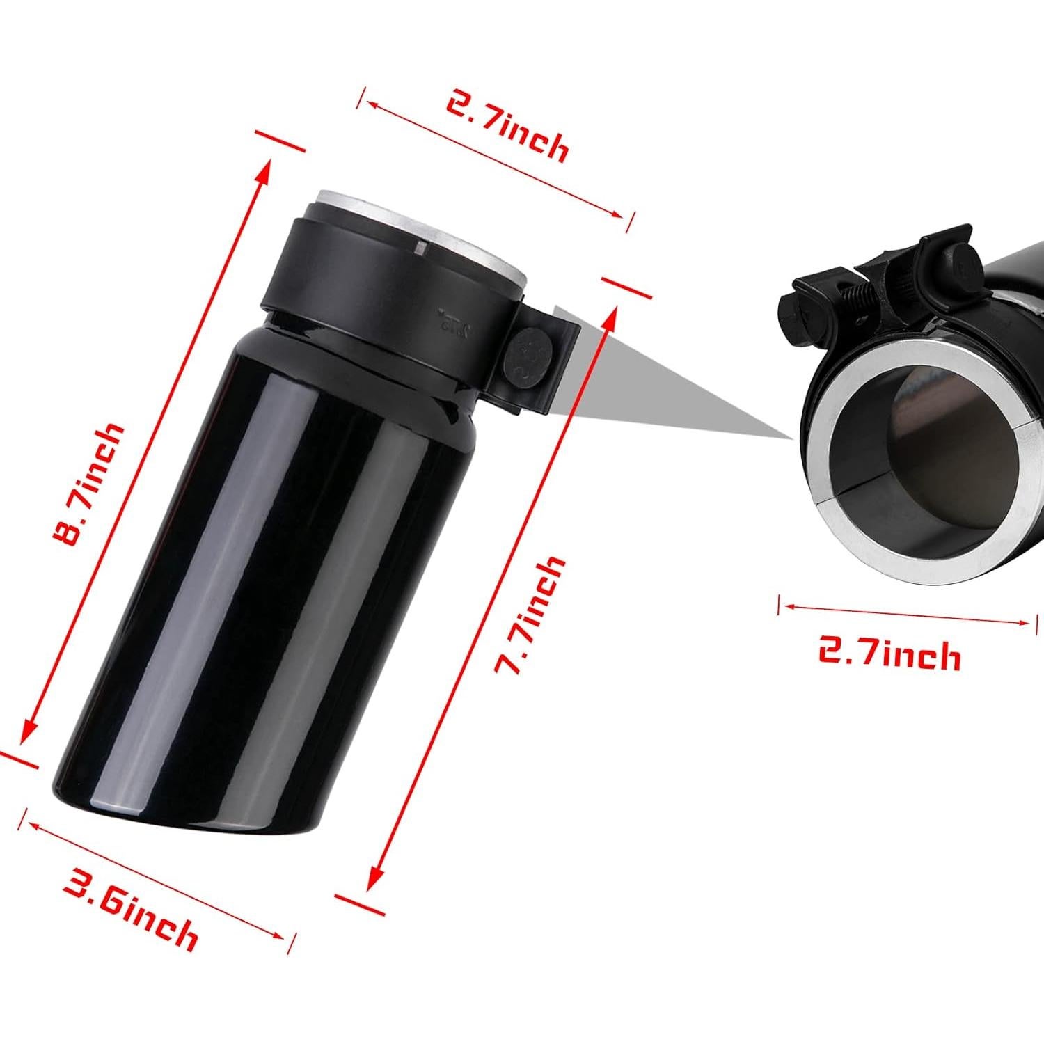 Silenciador de Escape MFZDQL PT932-35180-02 Inoxidable Toyota Tacoma 2005-2022