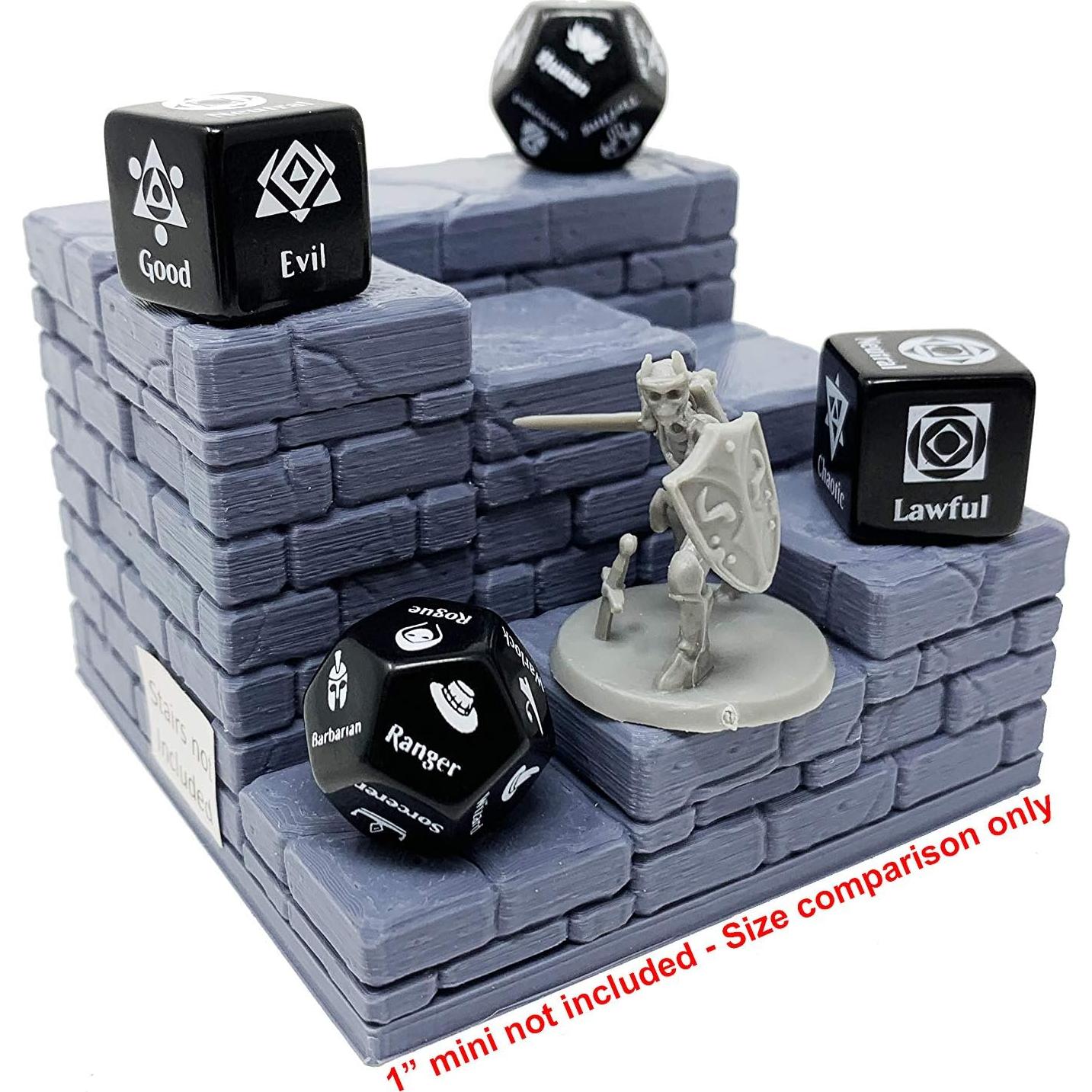 Juego de Dados Randomizador de Personajes Citadel Black D&D