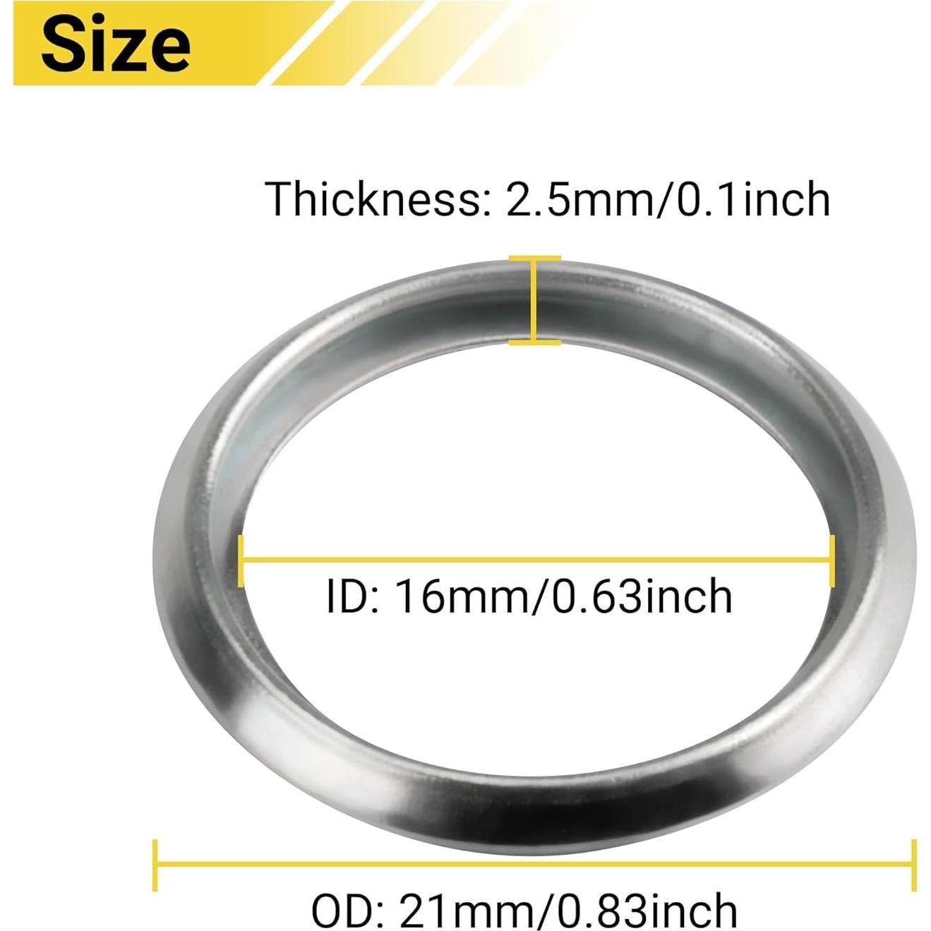 100 Juntas de Drenaje de Aceite FANHAY M16 803916010