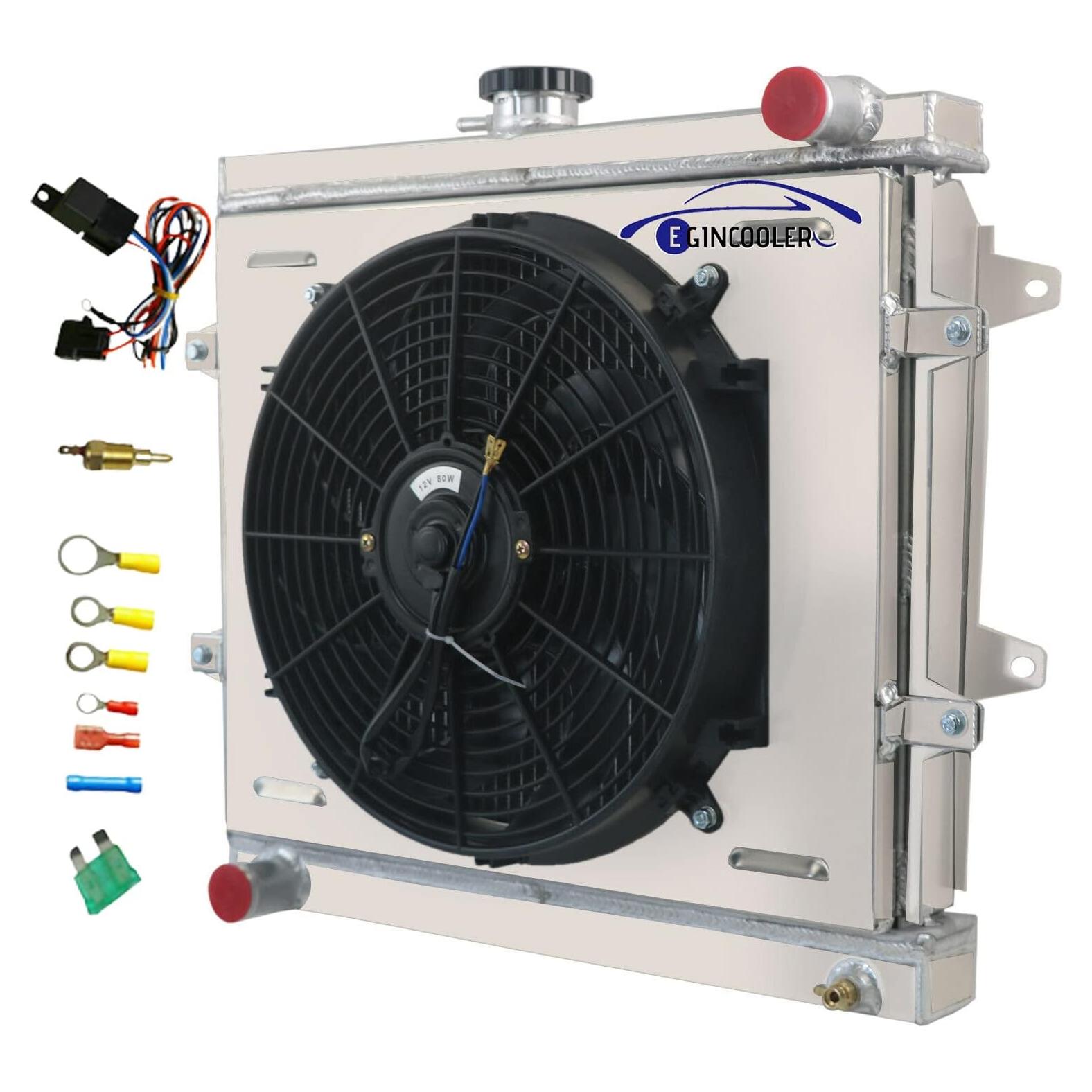 Radiador de Aluminio EGINCOOLER 3 Filas para Toyota 4Runner 2.4L