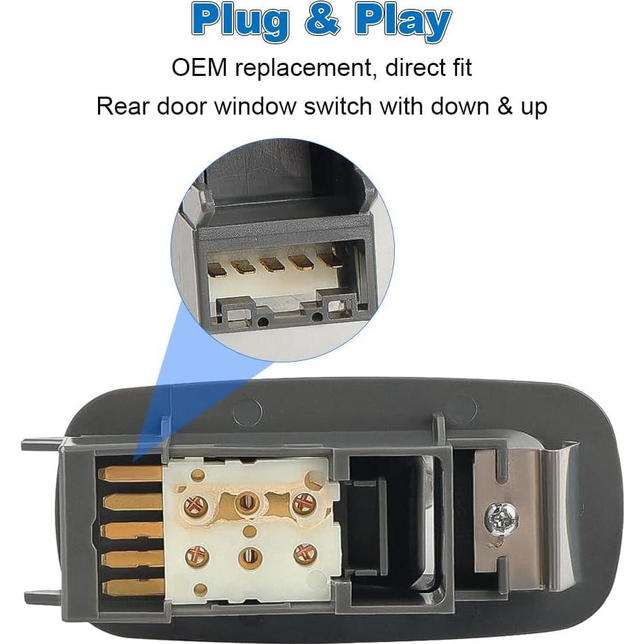 Interruptor de Ventana Trasera WMPHE para Toyota Tacoma 2005-2012