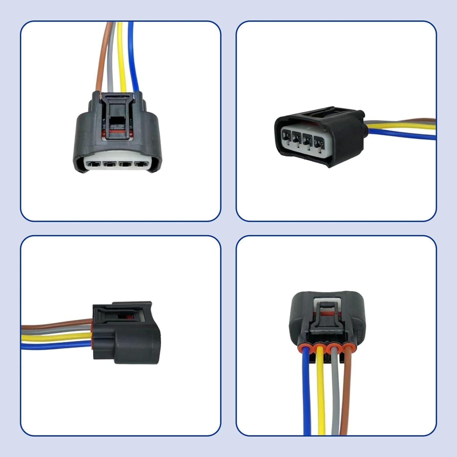 Pack de 6 Conectores de Bobina de Encendido Yumfugu YUMGYBZT601BL-6PS