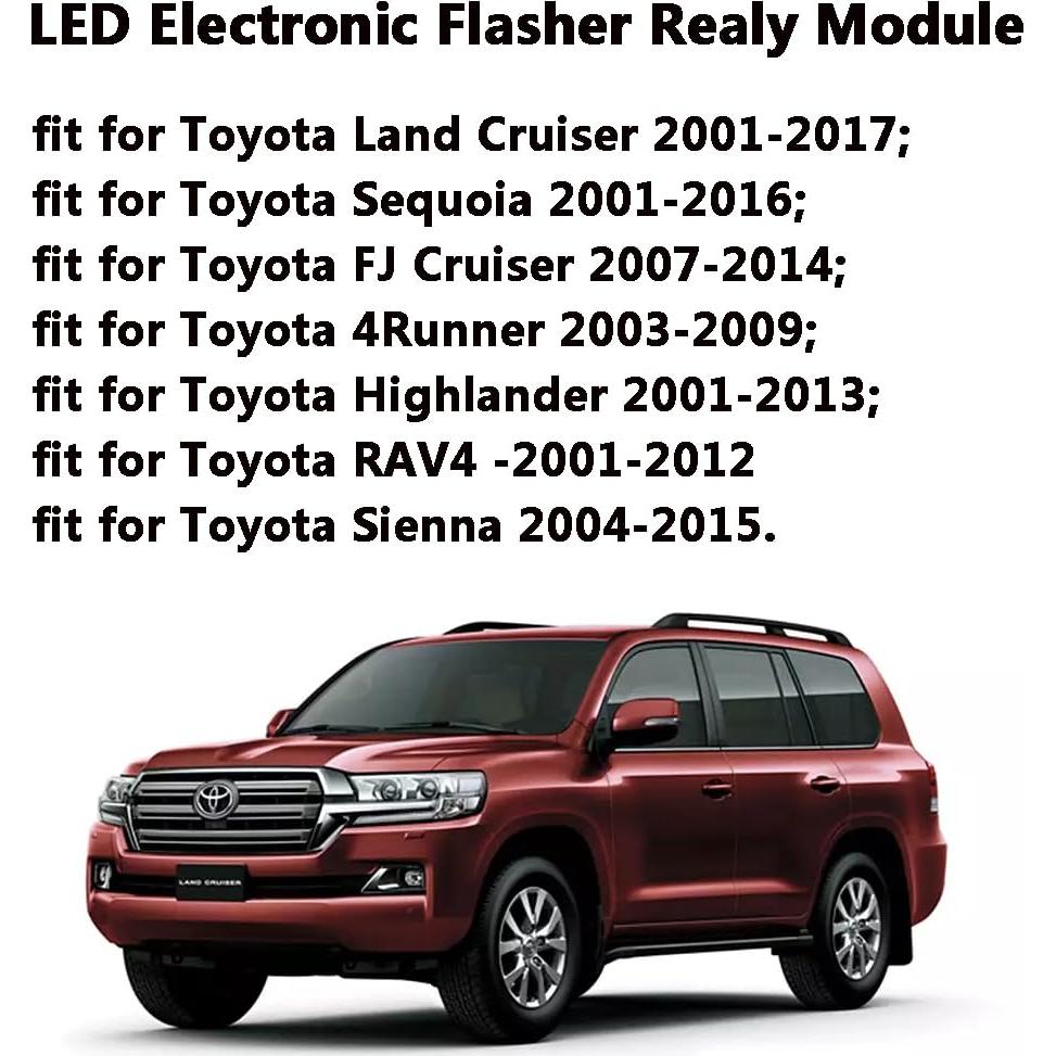 Relé Intermitente LED Toyota 8 Pines 12V - Reemplazo Directo