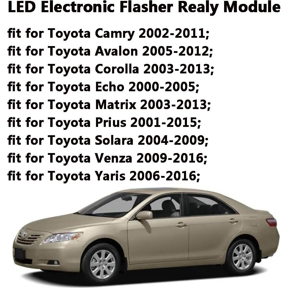 Relé Intermitente LED Toyota 8 Pines 12V - Reemplazo Directo