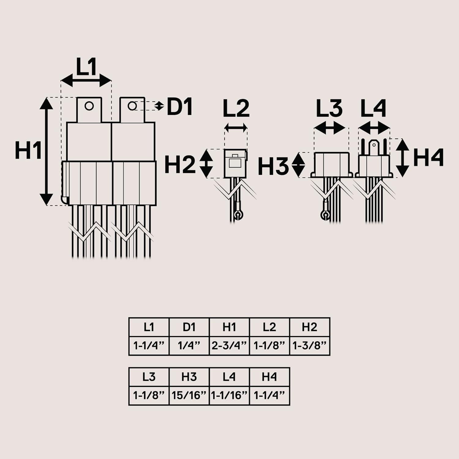 Arnés de Cableado H4 True Mods para Faro LED Universal