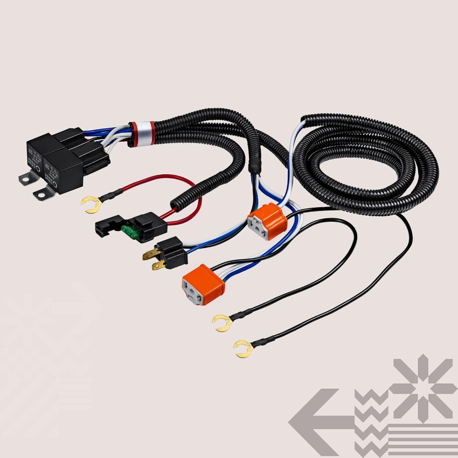 Arnés de Cableado H4 True Mods para Faro LED Universal