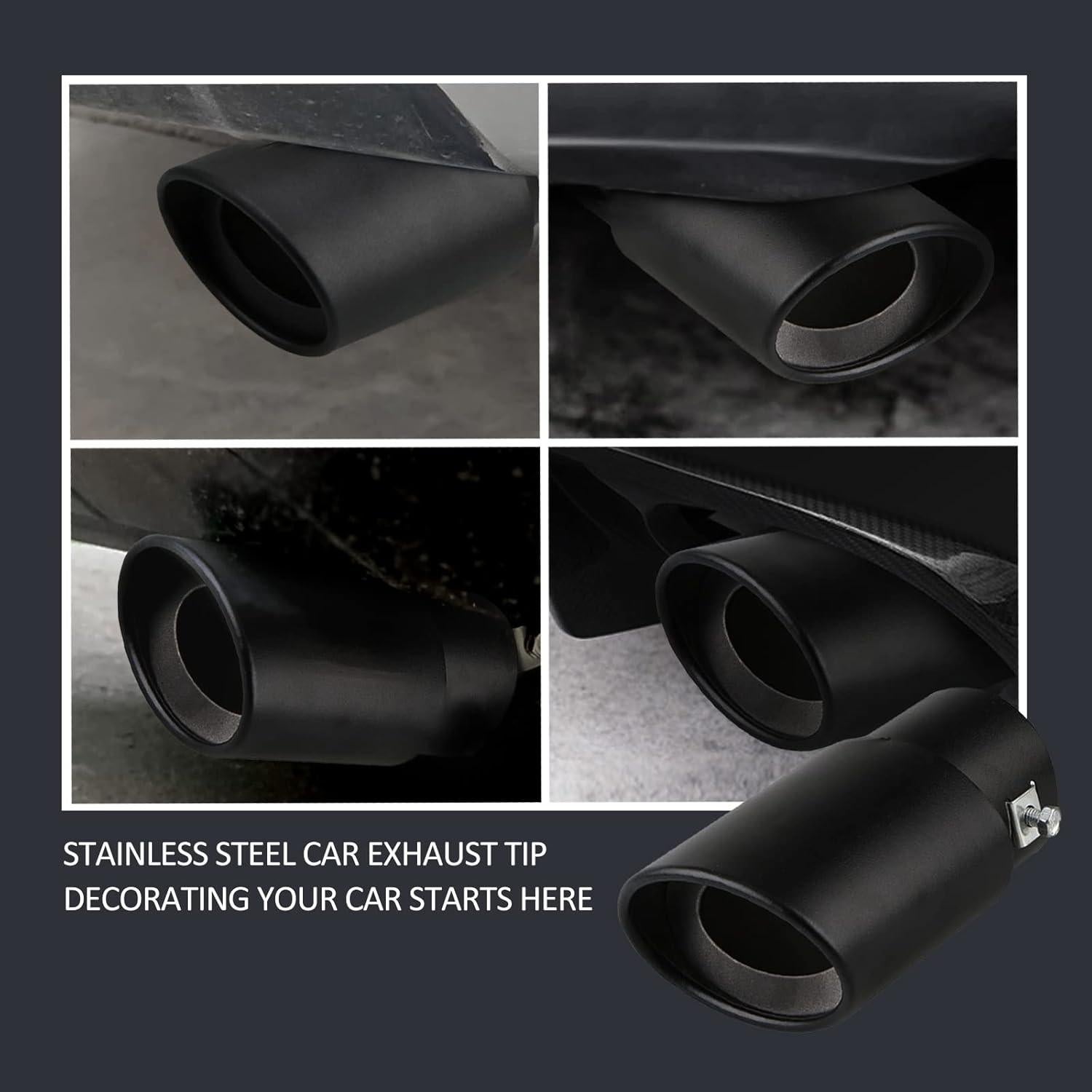 Punta de Escape Universal Yonput Acero Inoxidable 6.35 cm