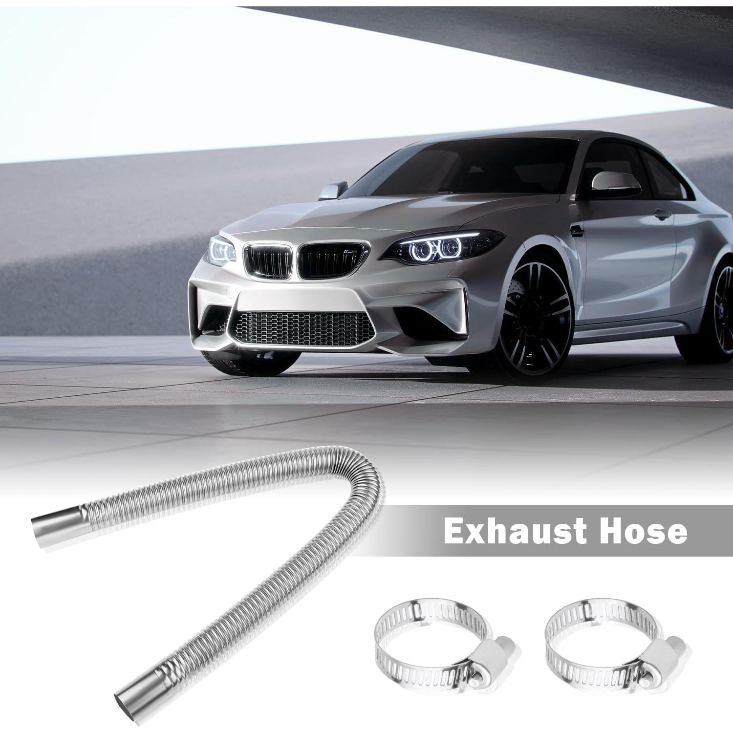 Tubería de Escape Flexible IHOTDER 600mm Acero Inoxidable