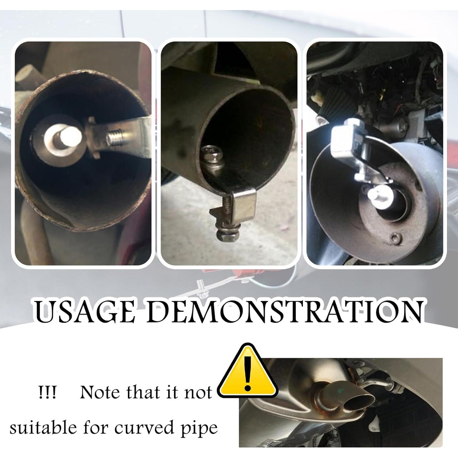 Silbato Turbo de Coche YGDMD 2PCS Aluminio Rojo y Negro