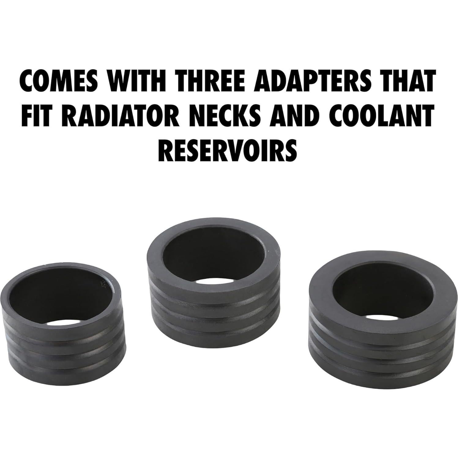 Kit de Rellenador de Refrigerante OEMTOOLS 27066 con 3 Adaptadores