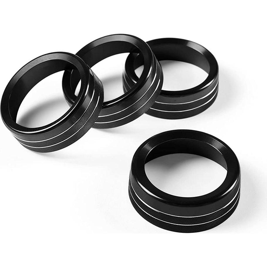 Cubierta de botón de audio CD Thor-Ind para Toyota Tacoma 2016-2021, Negro