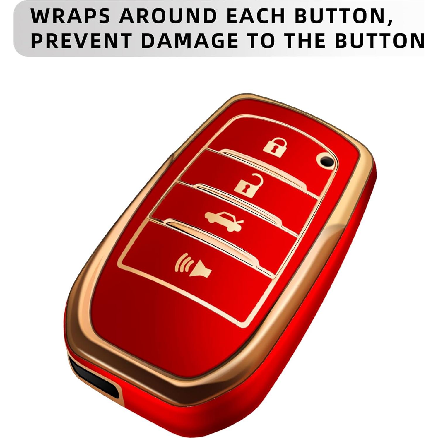 Cubierta de Llave JOYEAR para Toyota Camry RAV4 Land Cruiser