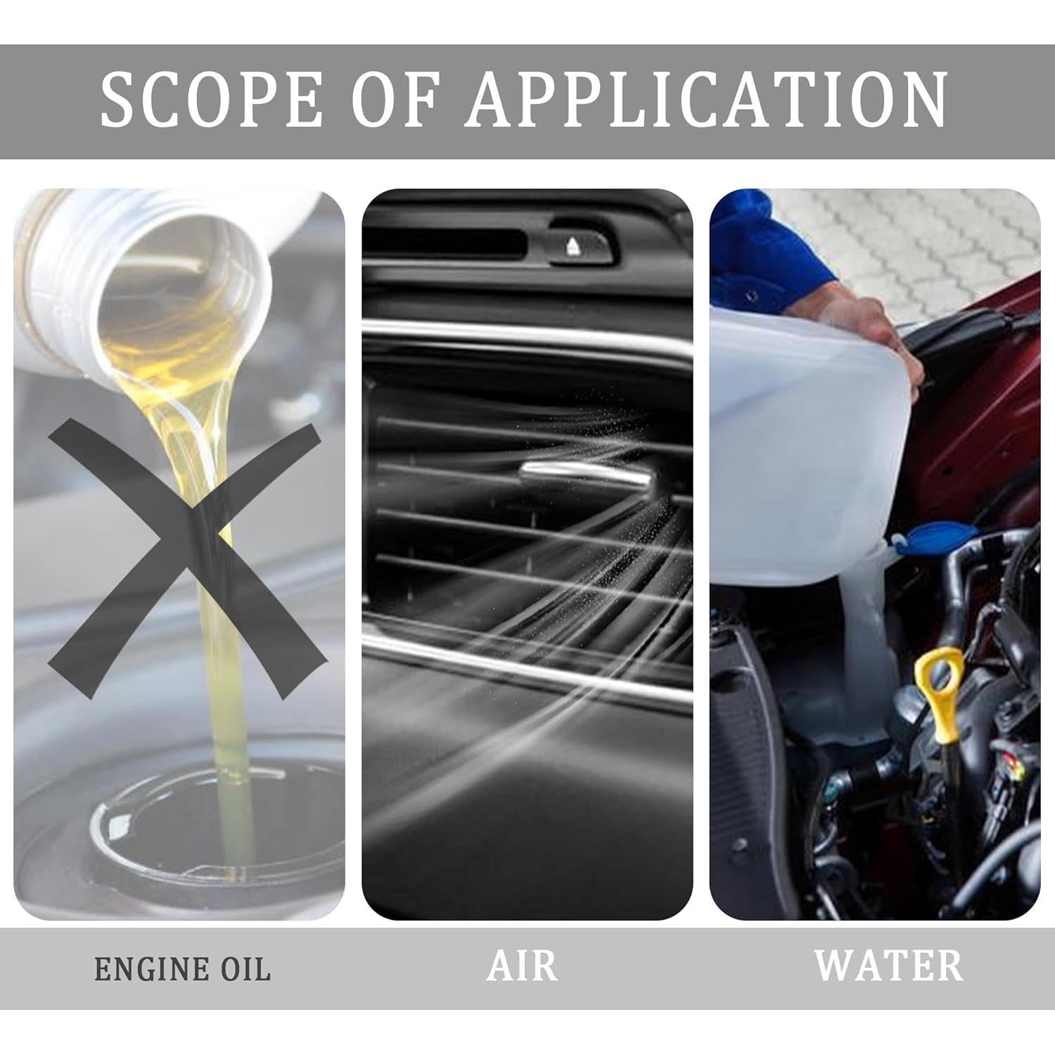 Kit de Mangueras de Vacío IHOTDER 6PCS Silicona 1.5m