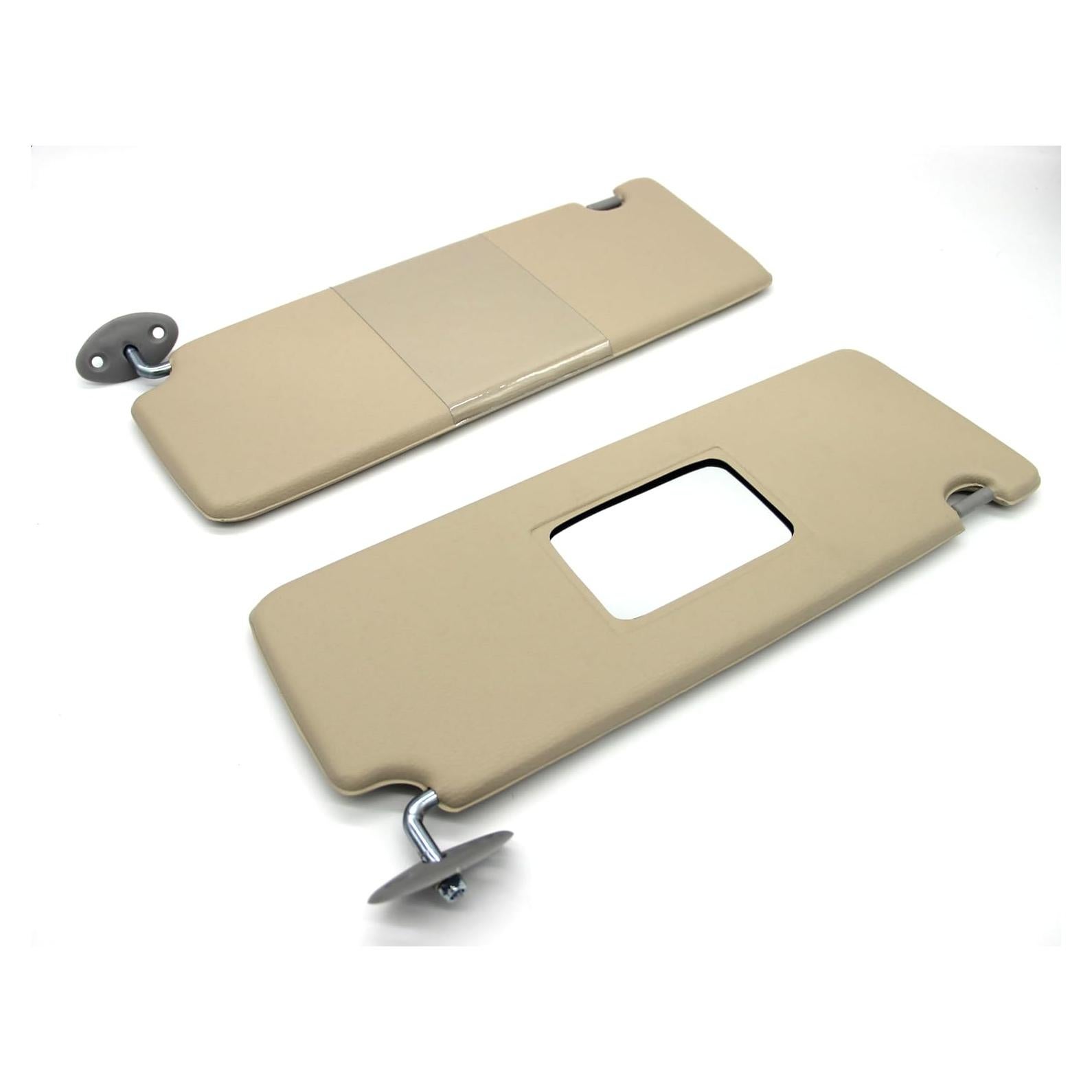 Juego de viseras solares Genérico para Toyota Tacoma 1995-2001 Beige