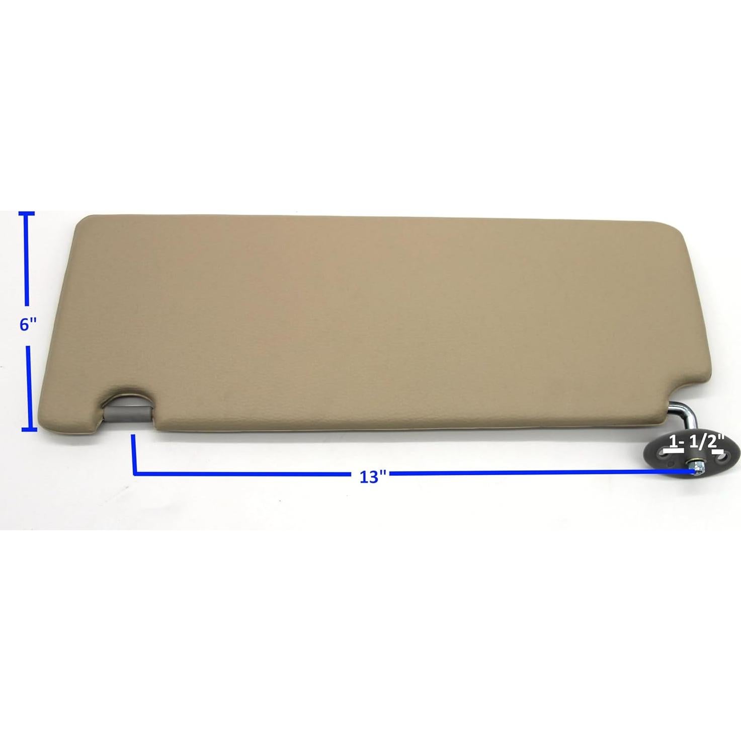 Juego de viseras solares Genérico para Toyota Tacoma 1995-2001 Beige