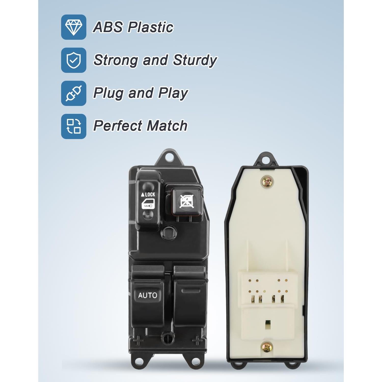Interruptor Maestro de Ventana Eléctrica Quaneguzy para Toyota