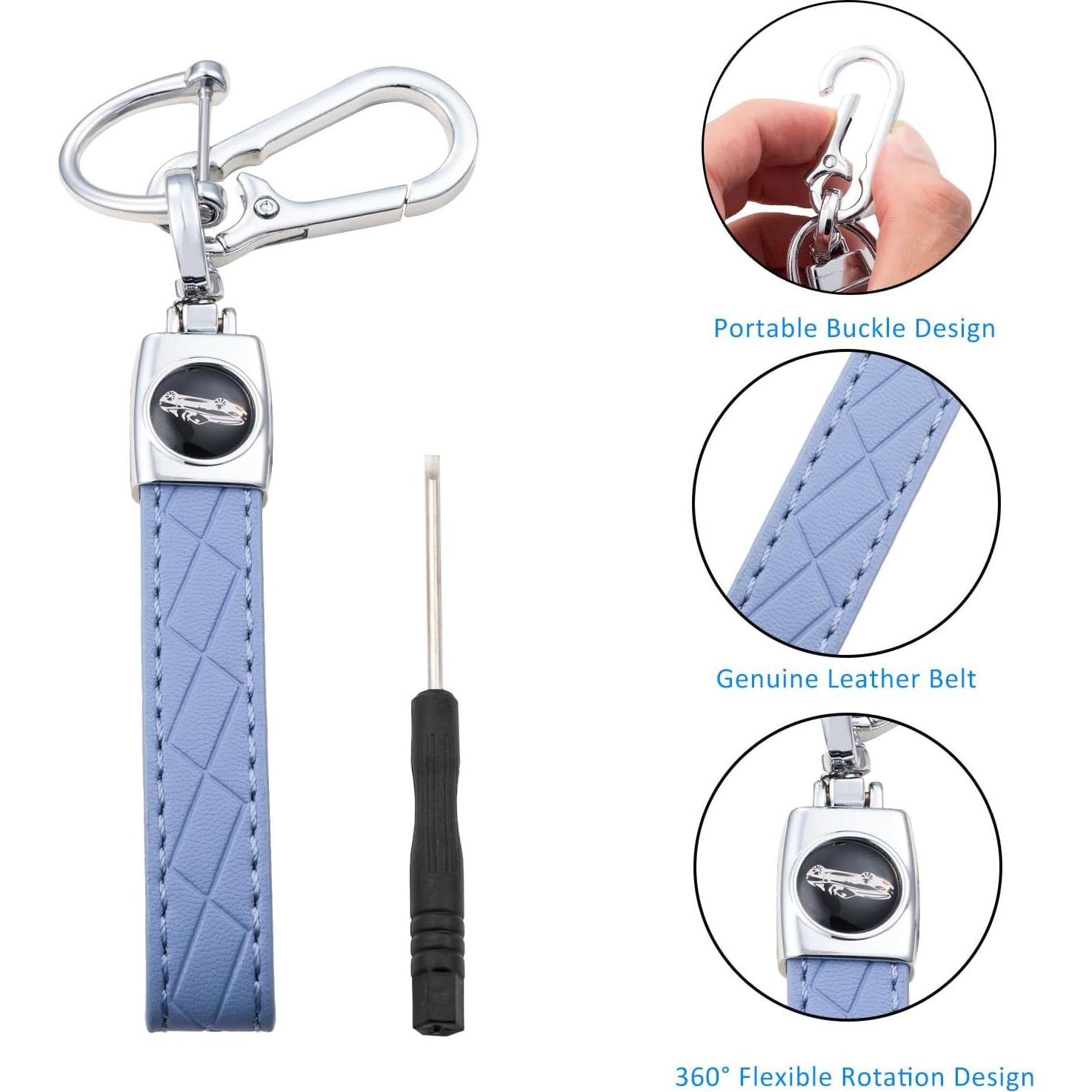 Funda de llavero TPU Toyota Azul para RAV4, Camry, Corolla