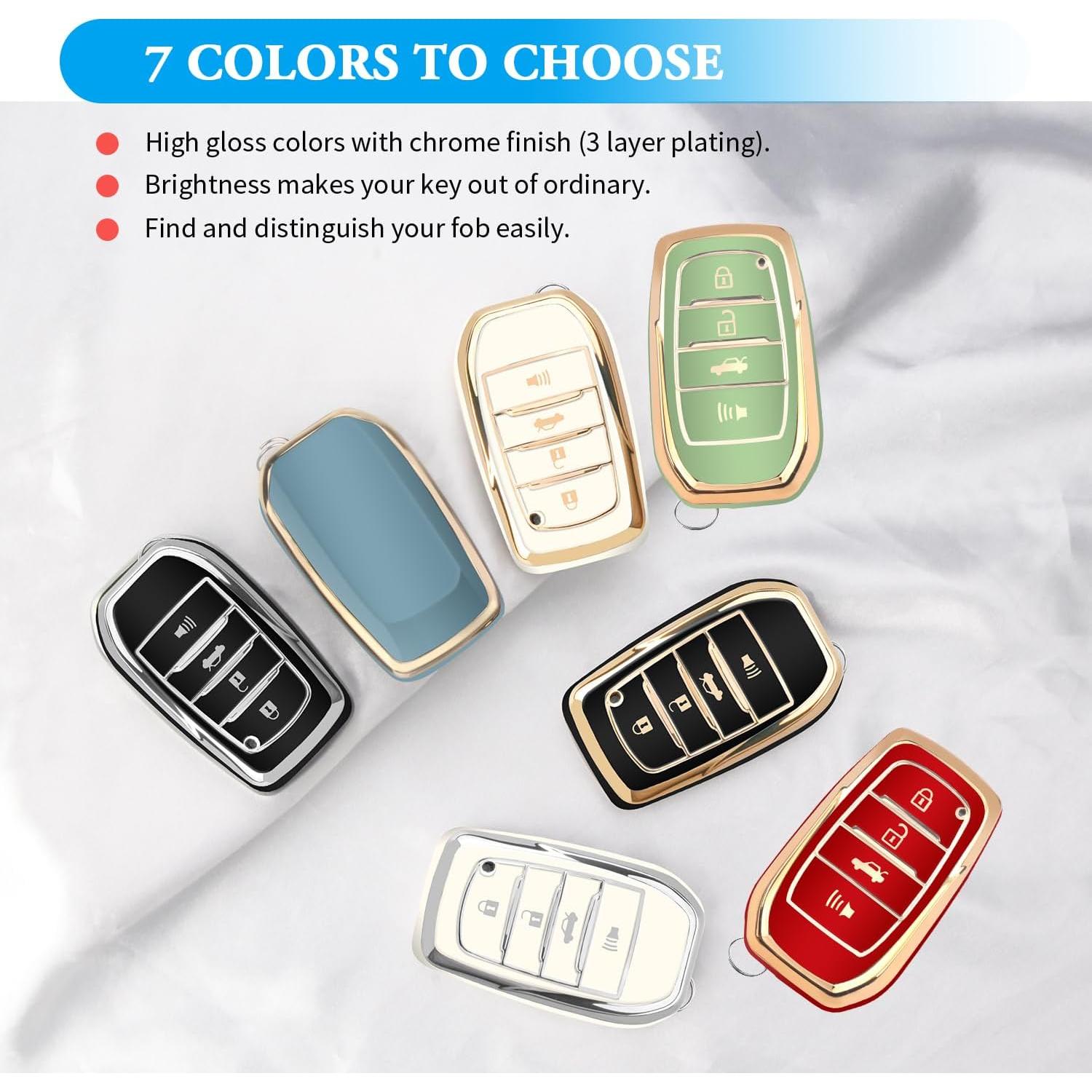 Funda de Llave Toyota QBUC G-Rojo 2019-2024 Venza RAV4