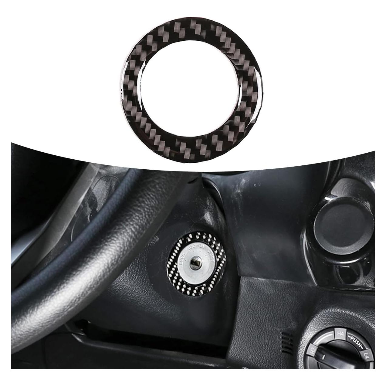 Anillo de Recorte de Llave Toyota Hilux 2015-2021 Fibra Carbono