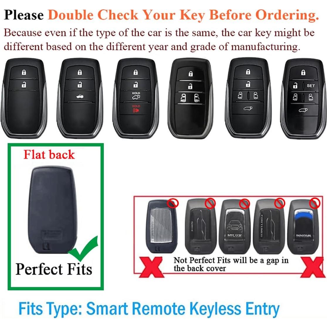 Cubierta de Llave Inteligente SANRILY para Toyota 2019-2023