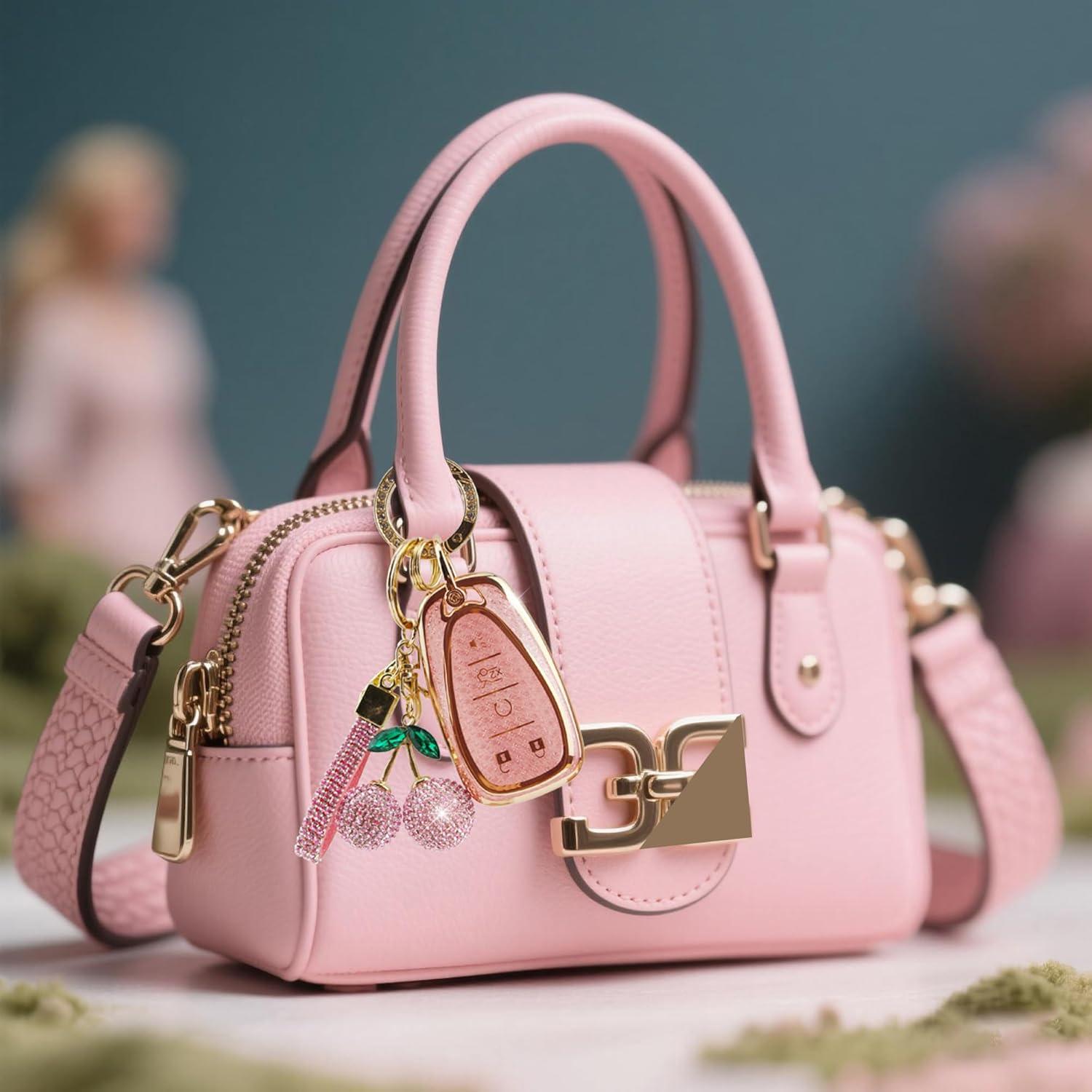 Cubierta de llavero brillante Rayslesan para Toyota 4 botones