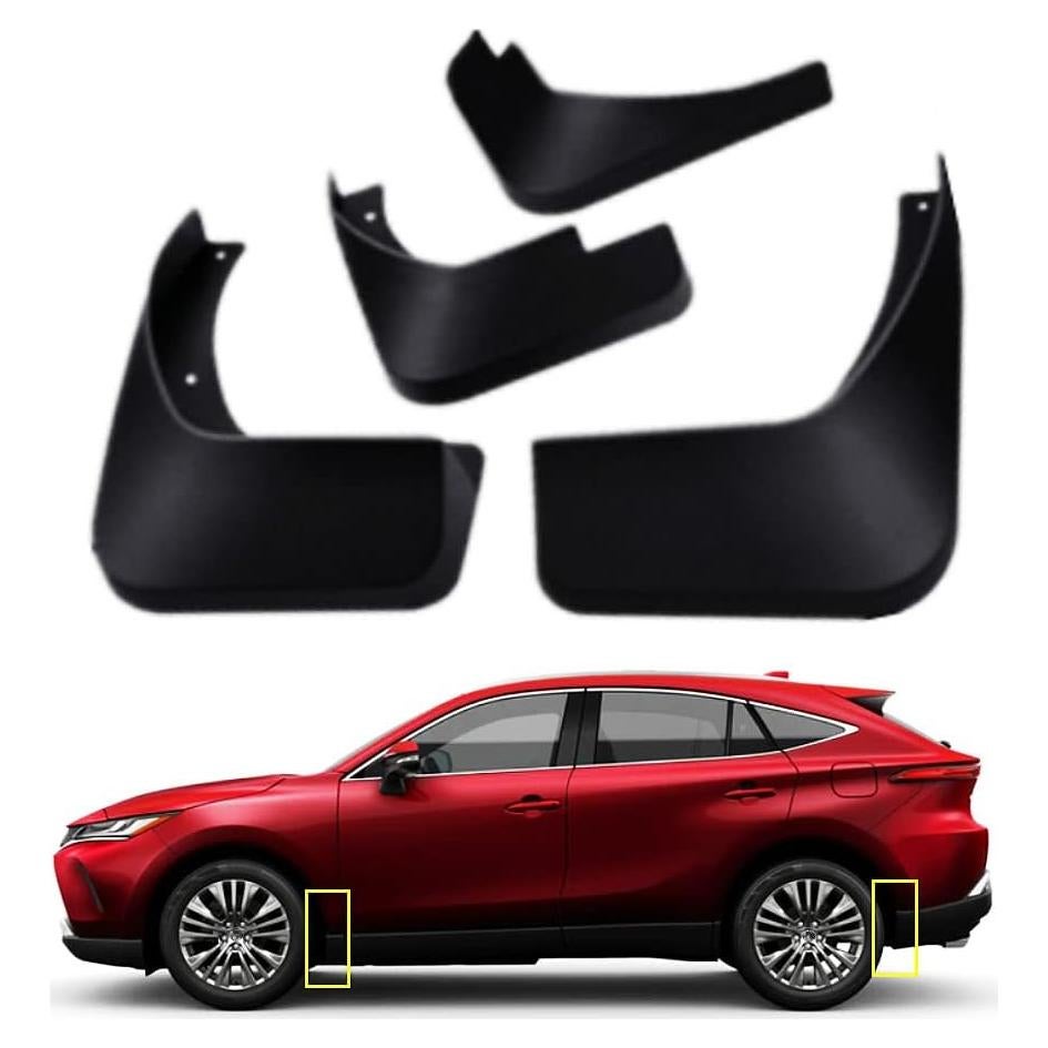 Kit de Guardabarros TOPGRIL para Toyota Venza 2021-2024 - 4 Piezas