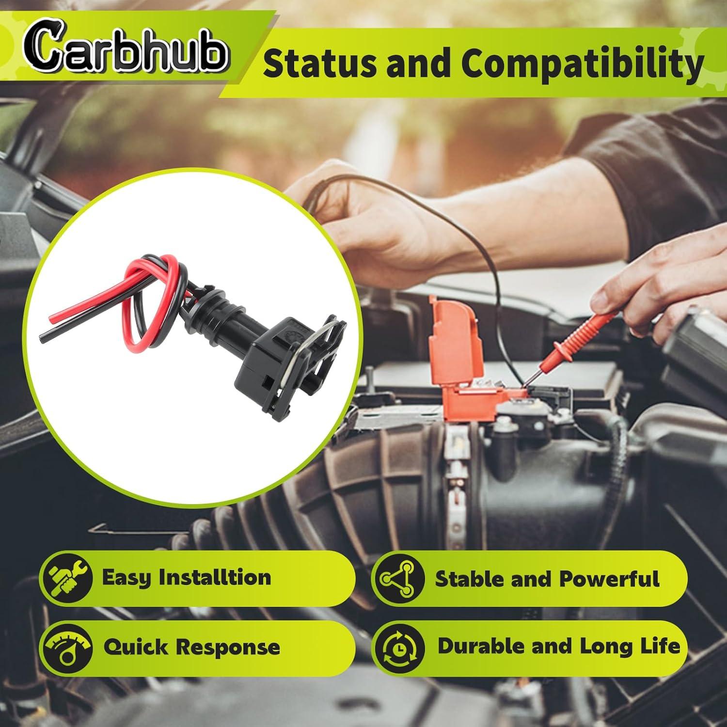 Conector de inyector de combustible Carbhub EV1-8 - 8 Pcs