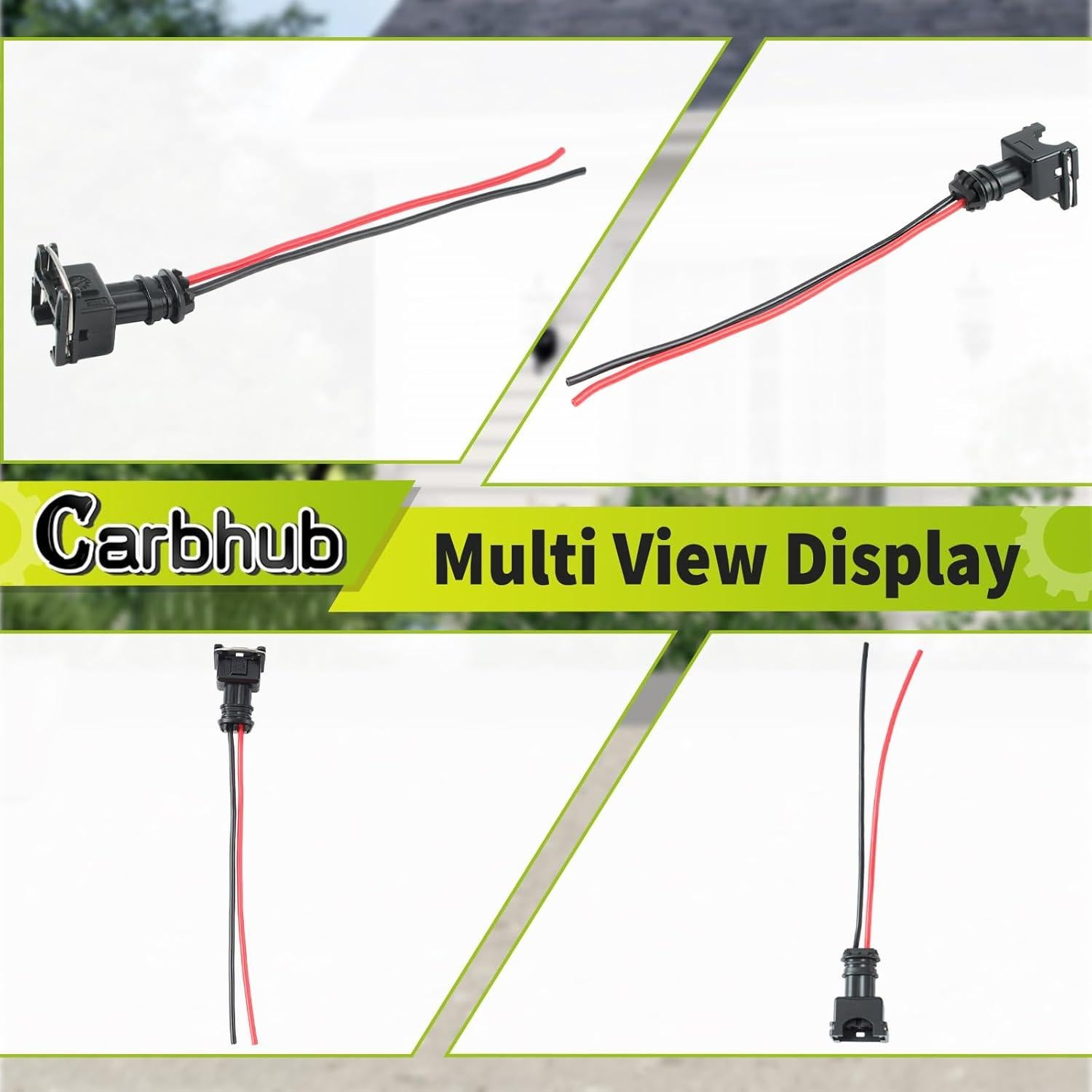 Conector de inyector de combustible Carbhub EV1-8 - 8 Pcs