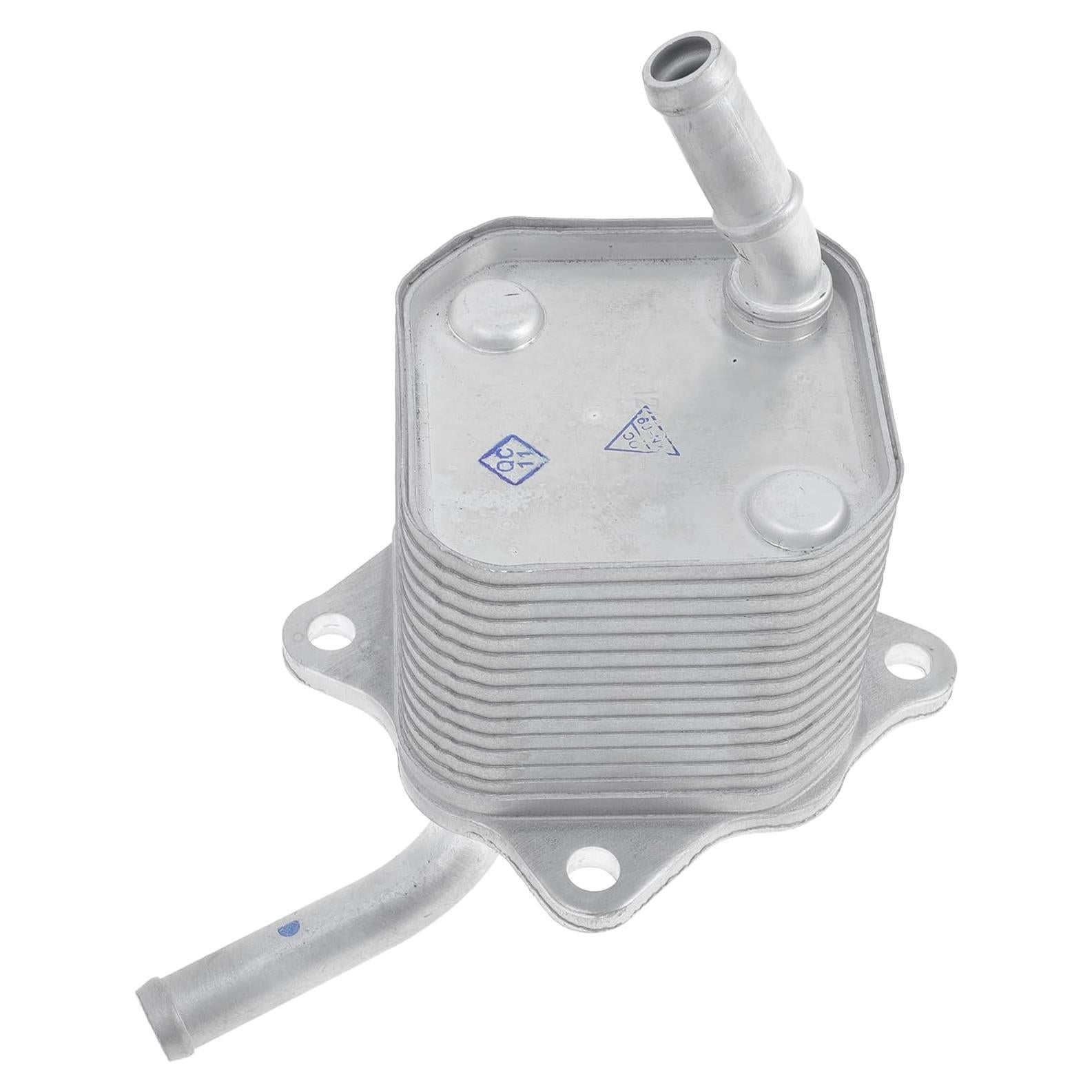 Engine Oil Cooler for Toyota Hilux Revo 1GD 2GD 2015-2020 Transmission Oil Cooler Trans Cooler No.150710E010 Aluminum Alloy Silver Tone 1 Pcs