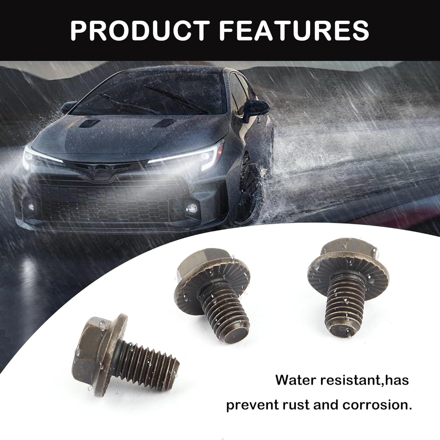 Tornillos de Convertidor de Par IHOTDER M10-1.5x16 mm 6PCS