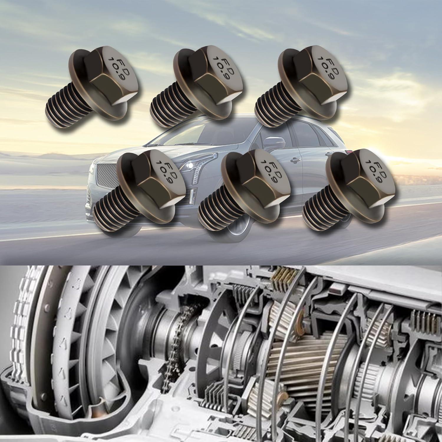 Tornillos de Convertidor de Par IHOTDER M10-1.5x16 mm 6PCS