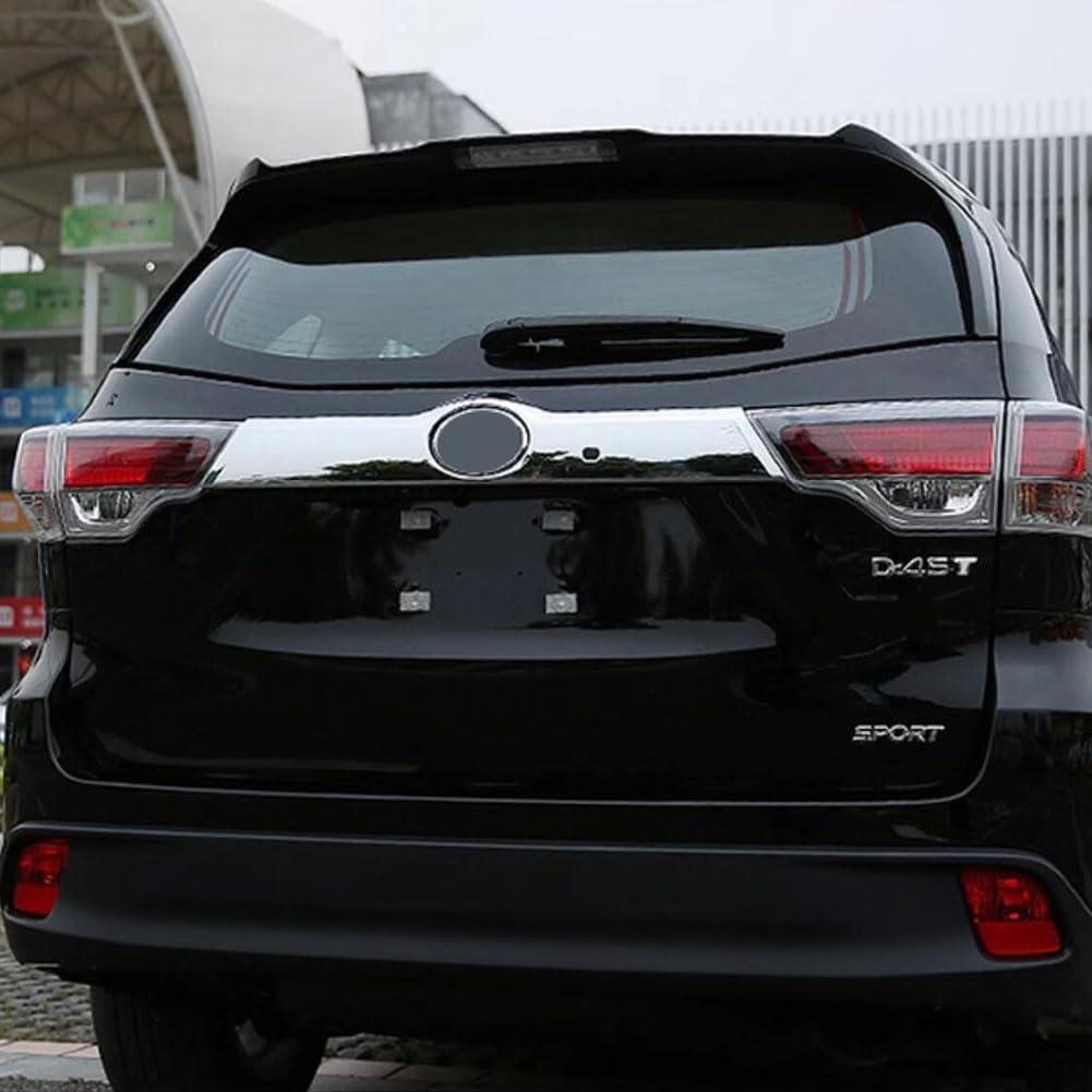 Moldura de Tapa de Maletero Cromada ABS Beautost para Toyota Highlander 2016-2019