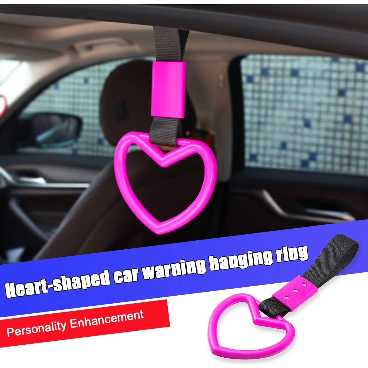 Anillos Tsurikawa Fekey&JF 2PCS Corazón Rosa/Negro 23.4cm