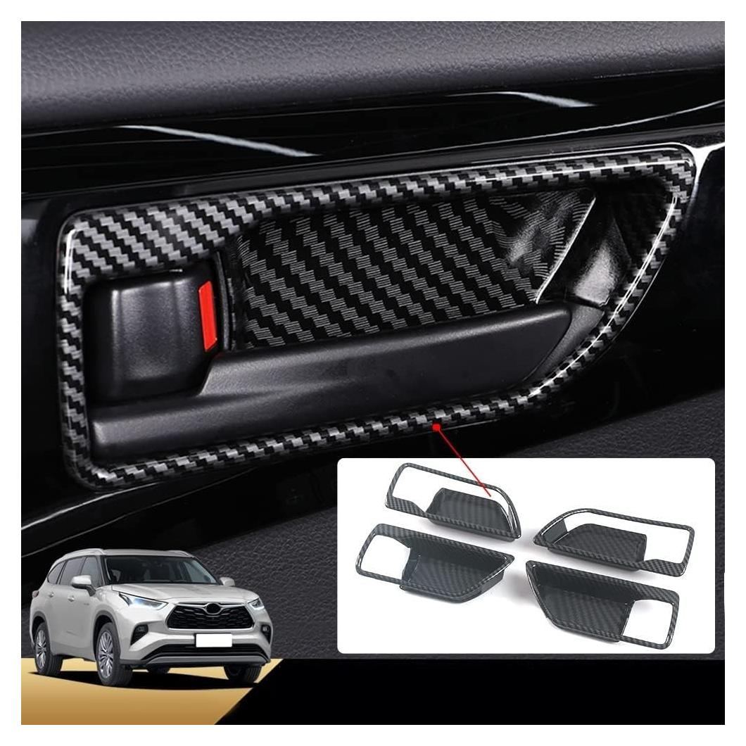 Cubiertas de Mango Interior CHICHENKJ para Toyota Highlander 2020-2023