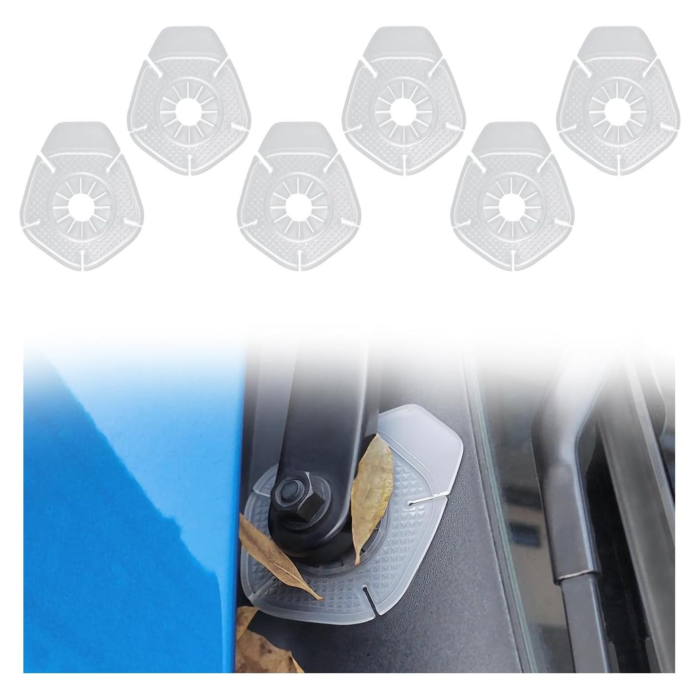 Cubierta de Polvo para Limpiaparabrisas Carleef 6PCS Silicona