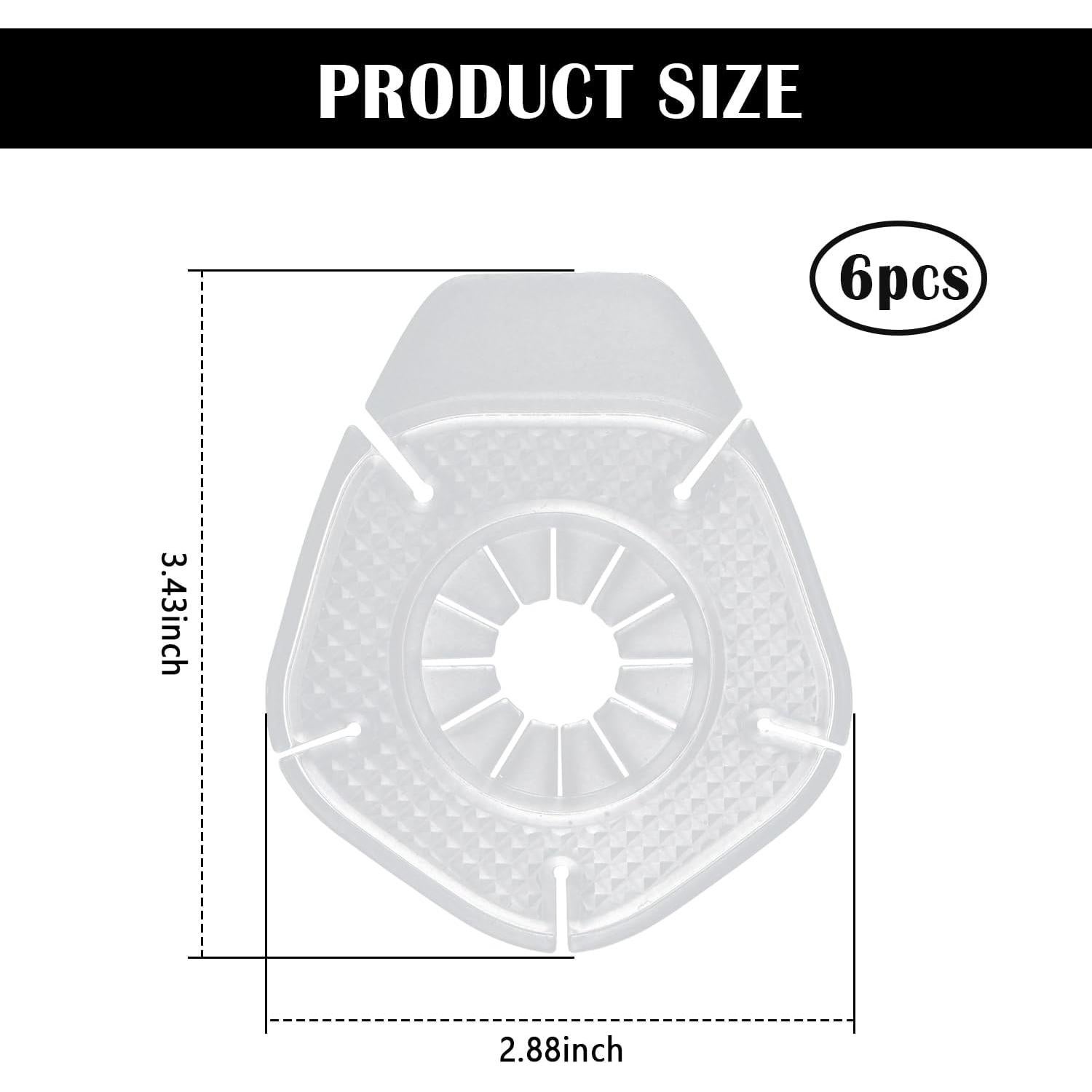 Cubierta de Polvo para Limpiaparabrisas Carleef 6PCS Silicona