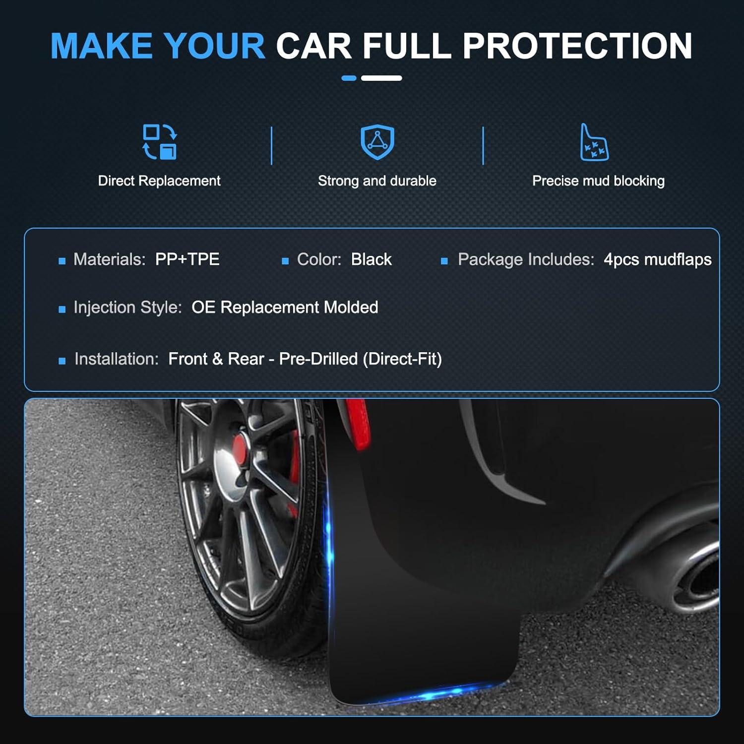 Guardabarros Delanteros y Traseros ECCPP para Toyota Hilux 2006-2014