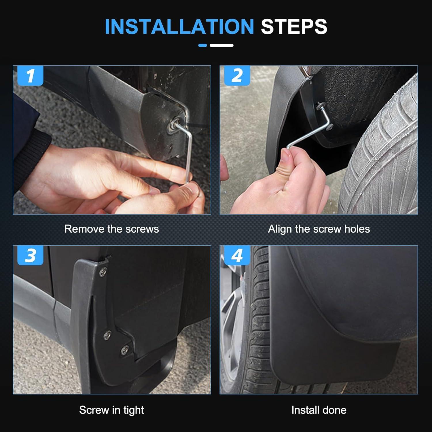 Guardabarros Delanteros y Traseros ECCPP para Toyota Hilux 2006-2014