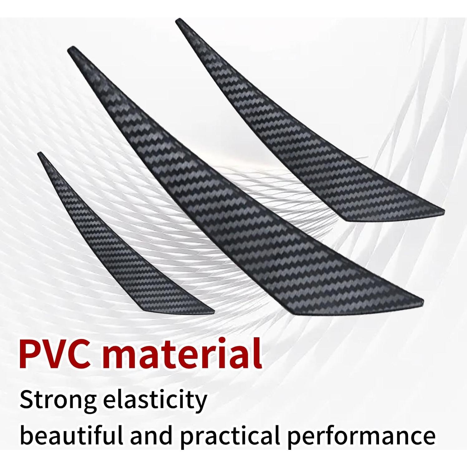 Kit de 6 Canards para Spoiler de Coche Coppialu Fibra Carbono