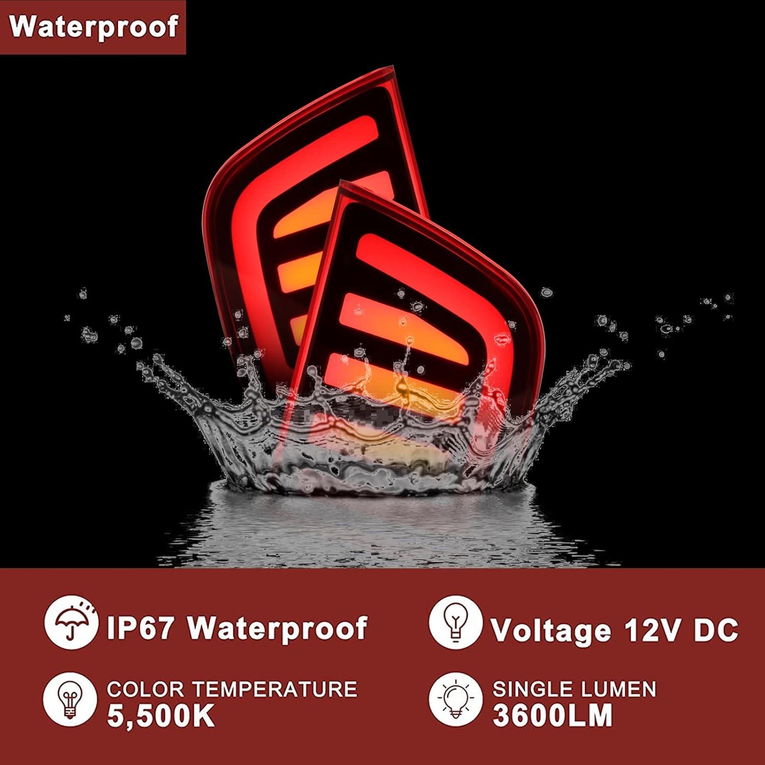 Kit Reflector LED Rojo Toyota Land Cruiser 2008-2015