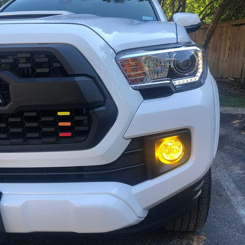 Insignia de Parrilla Retro iJDMTOY 3 Colores para Toyota Tacoma 2016-23