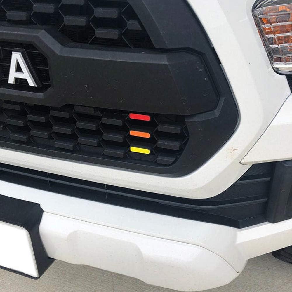 Insignia de Parrilla Retro iJDMTOY 3 Colores para Toyota Tacoma 2016-23