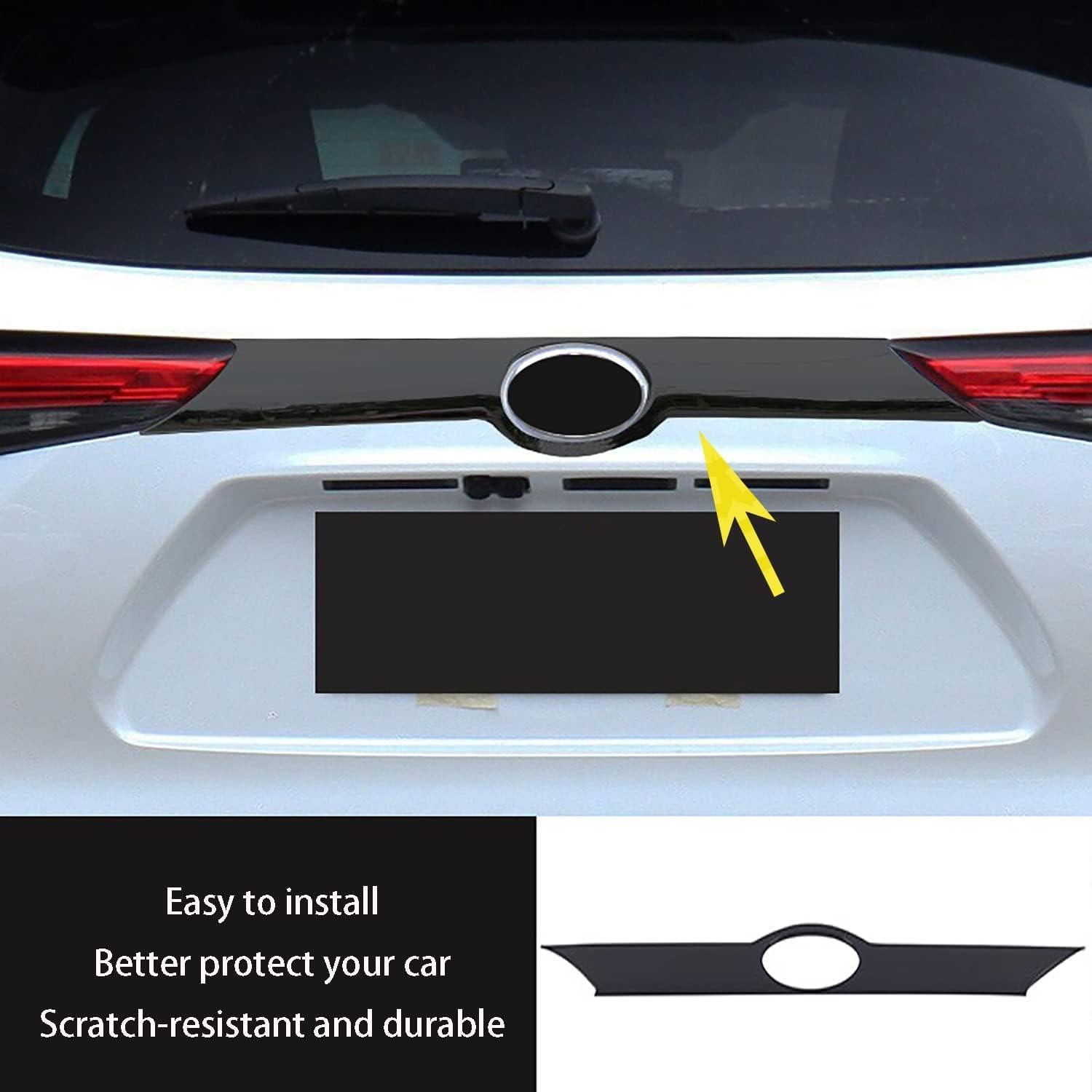 Protector de Rejilla de Puerta Trasera Toyota Highlander 2021-2025 Negro ABS