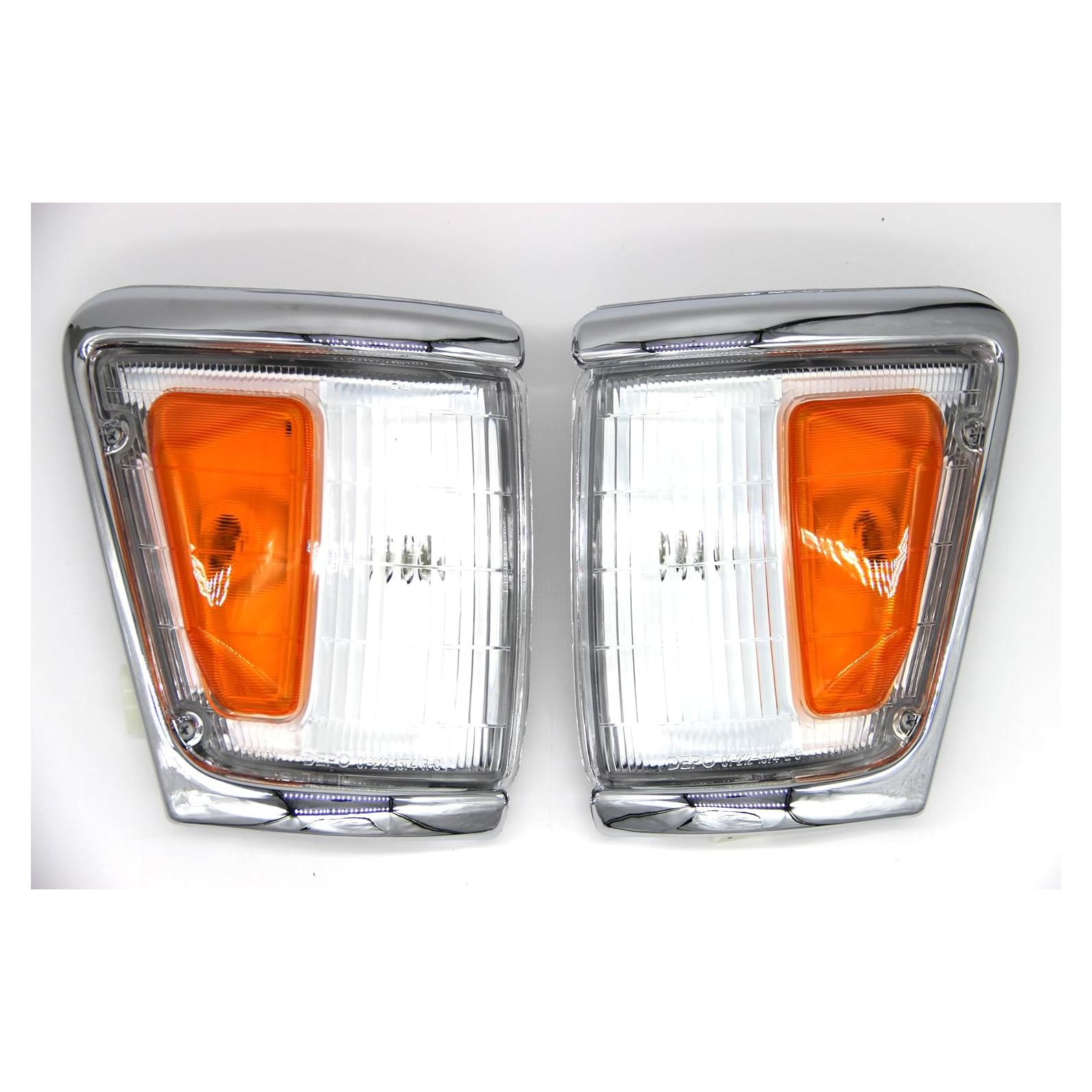 Juego de luces de señal de giro Toyota Hilux 1989 4WD cromadas