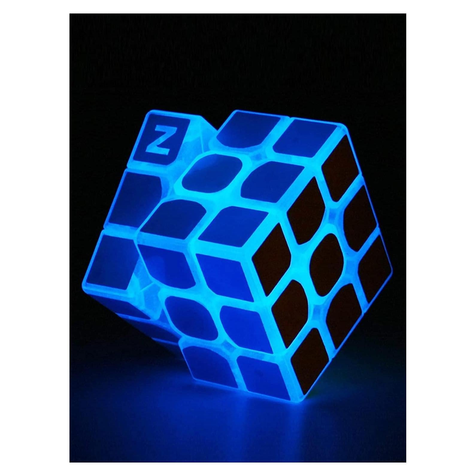 Cubo Mágico Fluorescente 3x3 ZhildChen Brilla en la Oscuridad