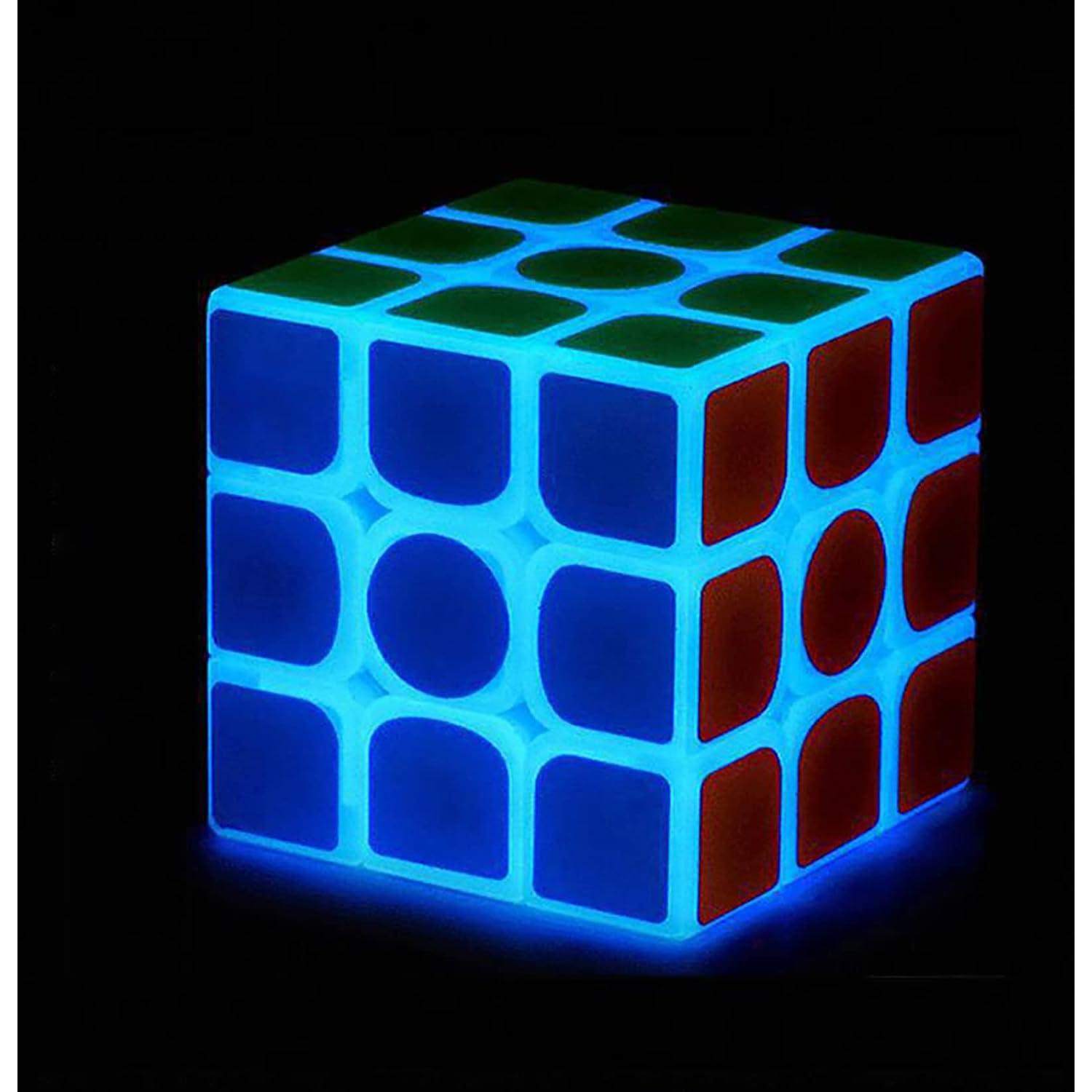 Cubo Mágico Fluorescente 3x3 ZhildChen Brilla en la Oscuridad
